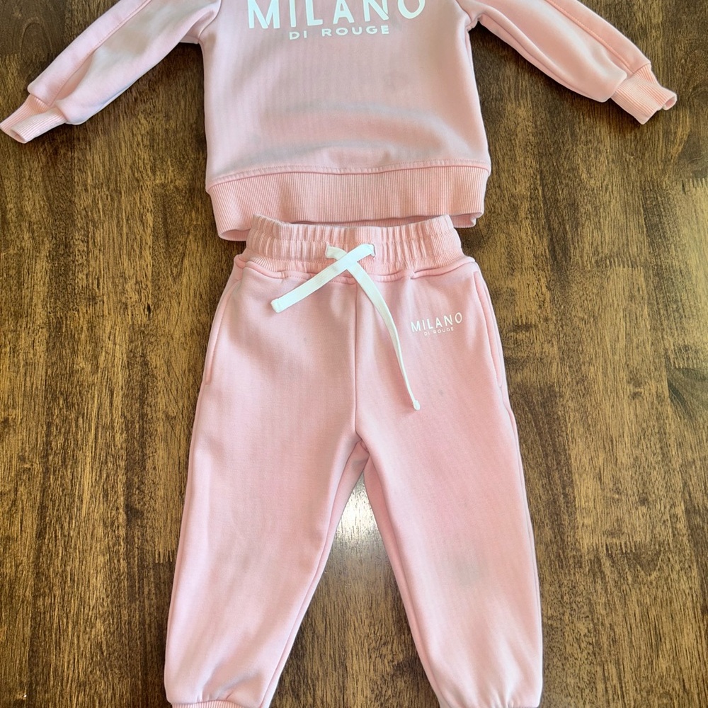 Milano Di Rouge Kids Pink Matching Set